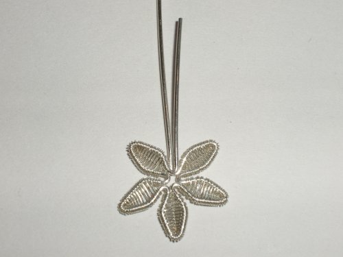 Abby Hook's Woven Wire Lotus Flower Pendant - , Wire Weaving, Weaving, Wire Weaving, Weaving Wire, weave the other petals